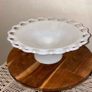 Vintage Anchor Hocking White Milk Glass Bowl